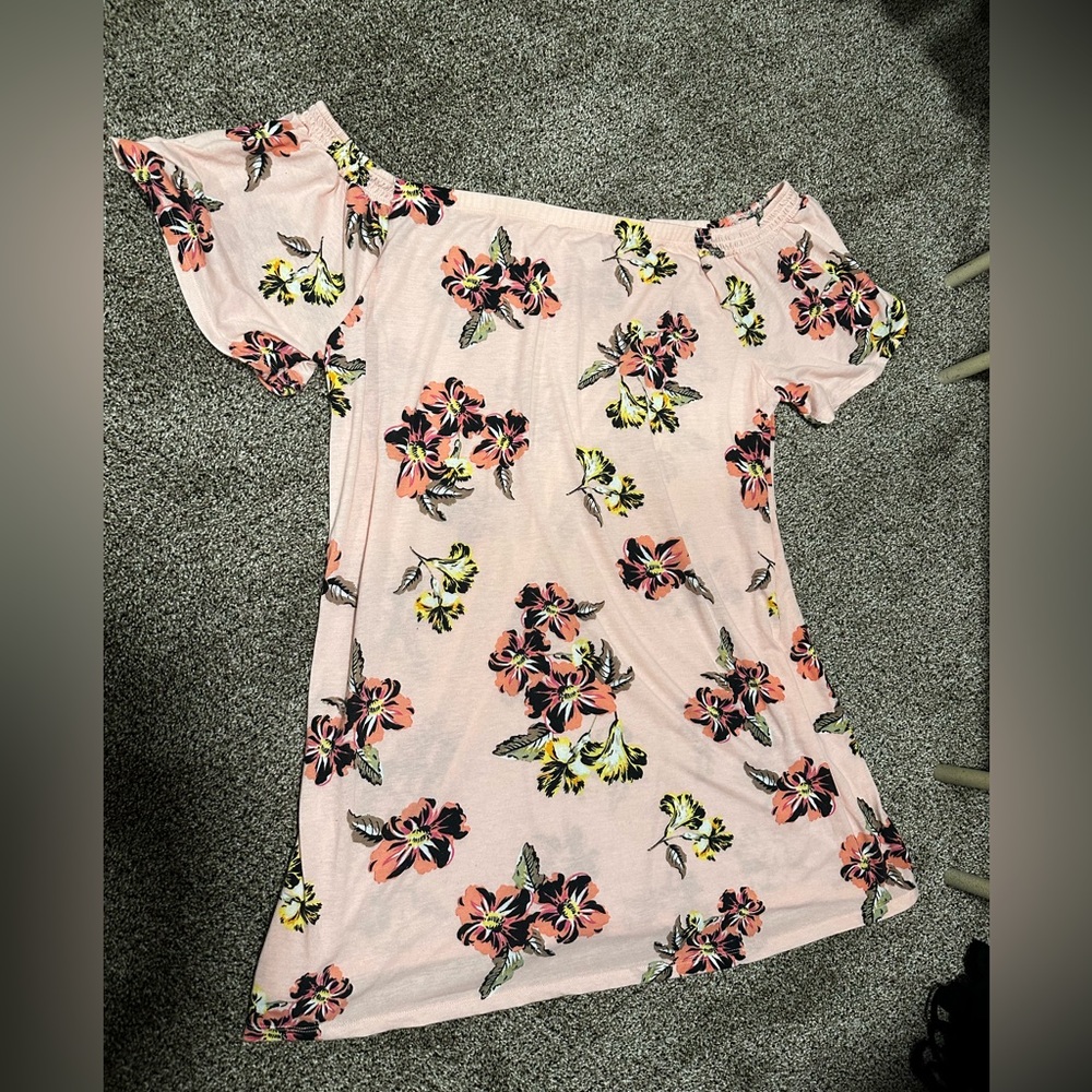 Off the shoulder dress